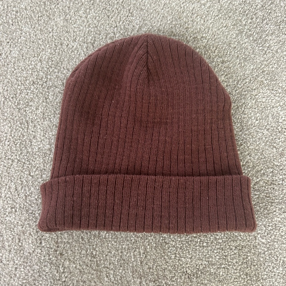 PacSun Ribbed Knit Beanie - Brown